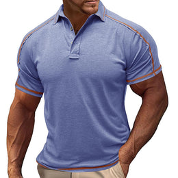 Men Polo Collar T-shirt