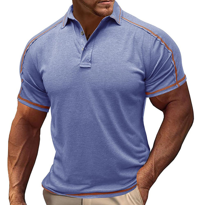 Men Polo Collar T-shirt