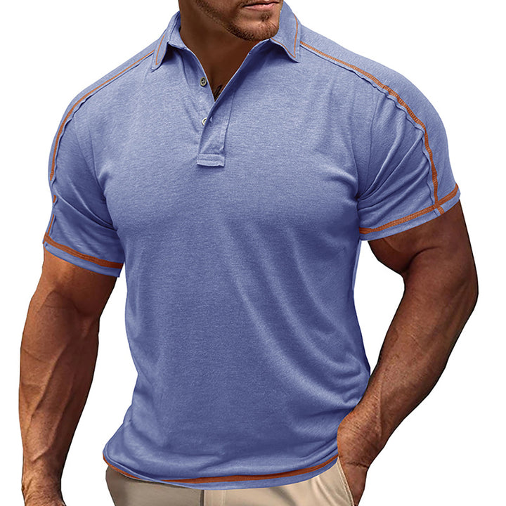 Men Polo Collar T-shirt