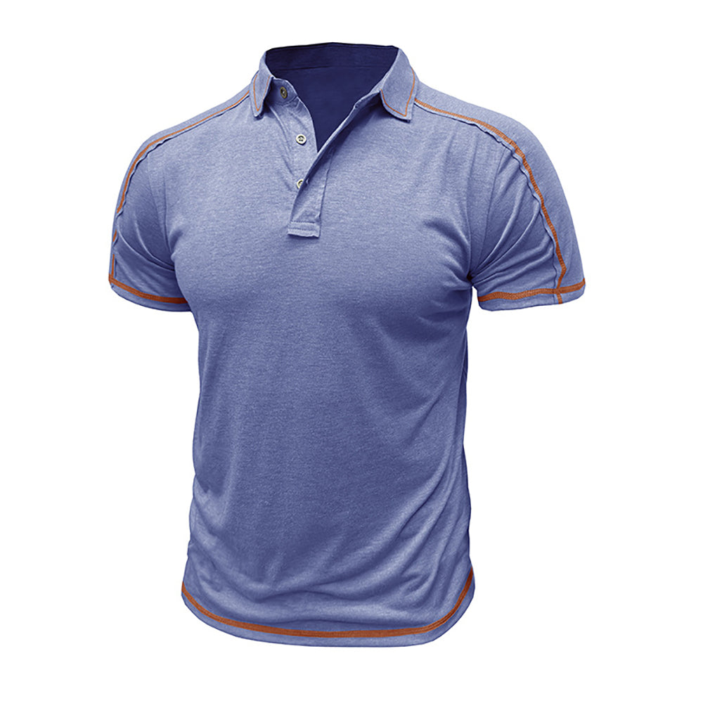 Men Polo Collar T-shirt