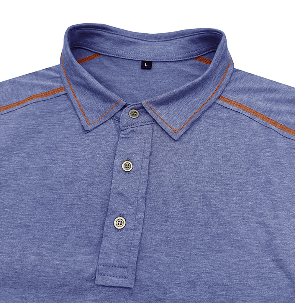 Men Polo Collar T-shirt