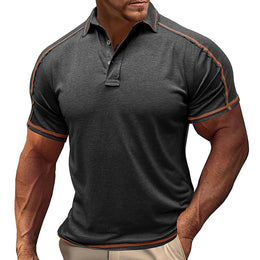 Men Polo Collar T-shirt