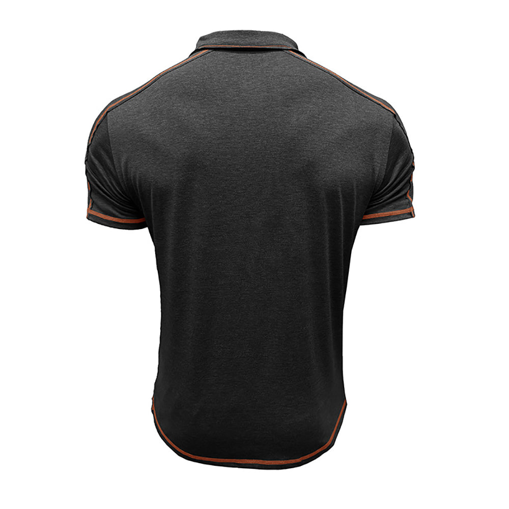 Men Polo Collar T-shirt