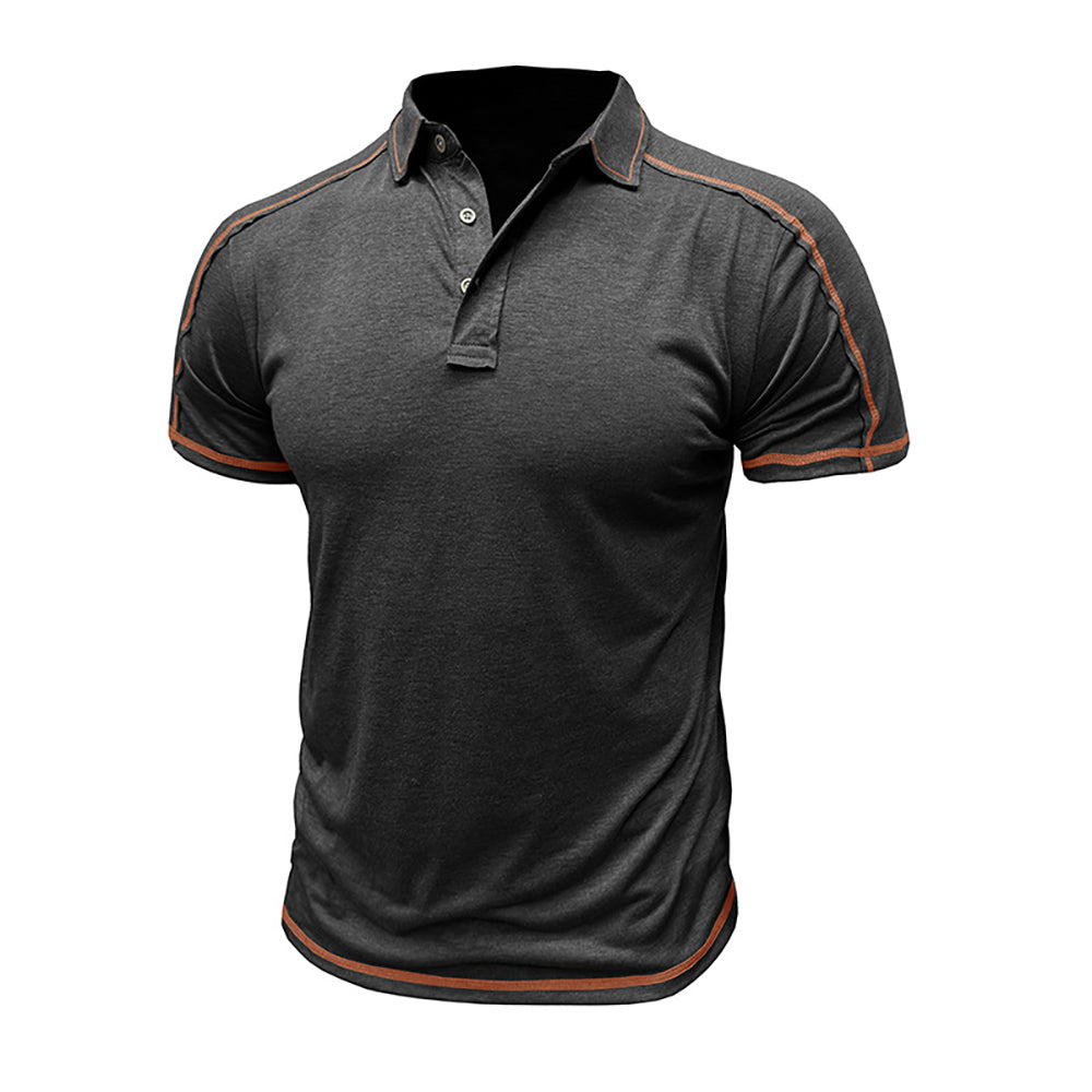 Men Polo Collar T-shirt
