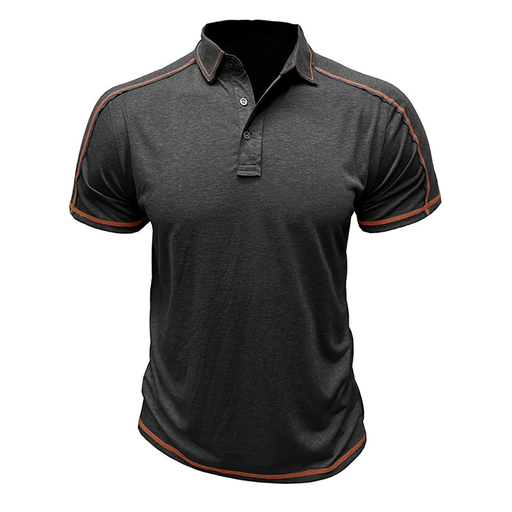 Men Polo Collar T-shirt