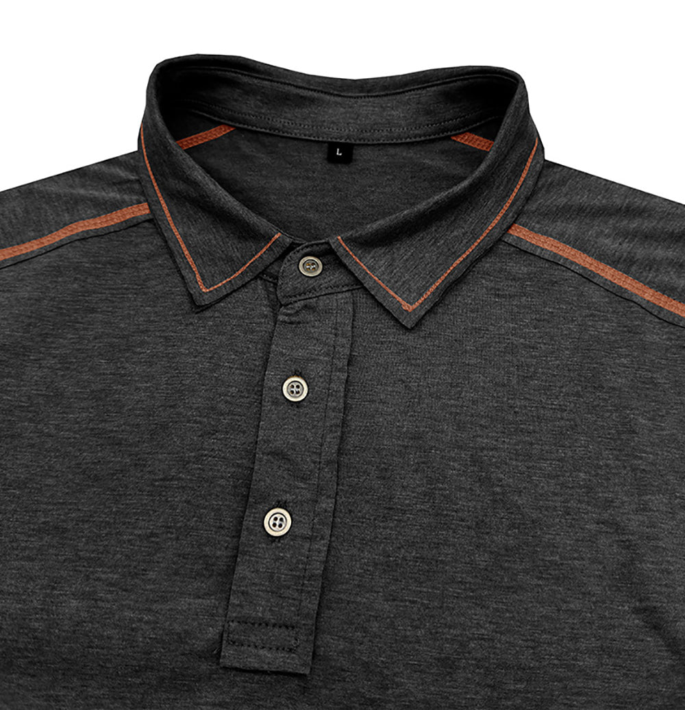 Men Polo Collar T-shirt