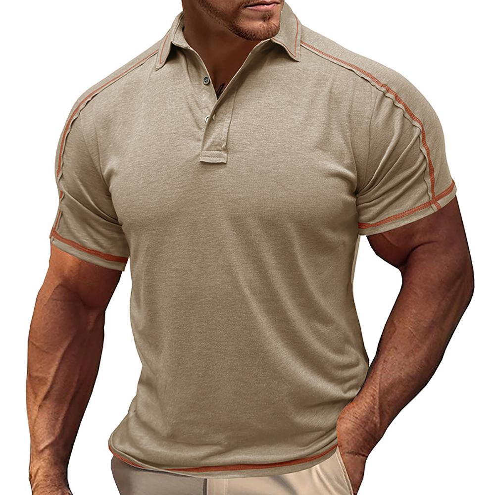 Men Polo Collar T-shirt