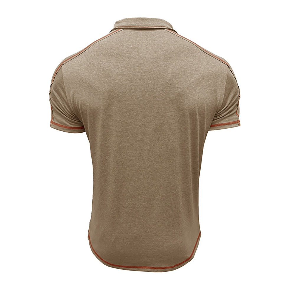 Men Polo Collar T-shirt