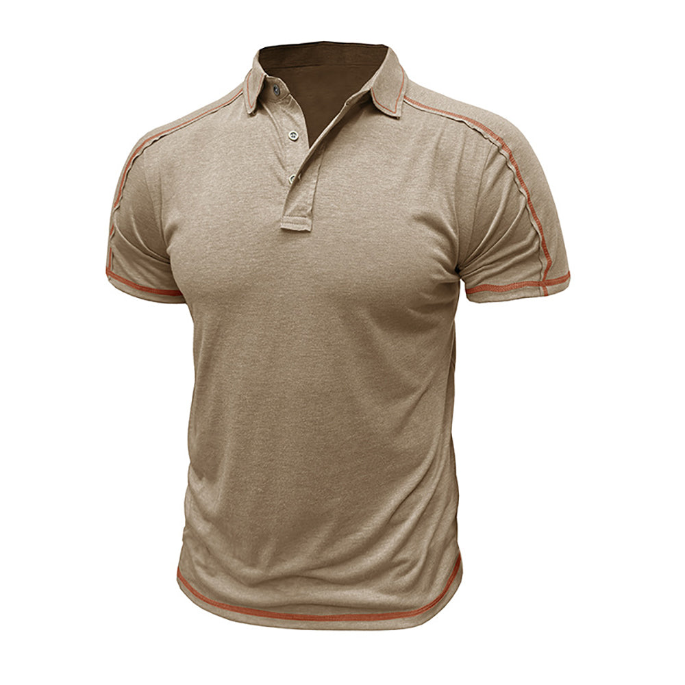 Men Polo Collar T-shirt