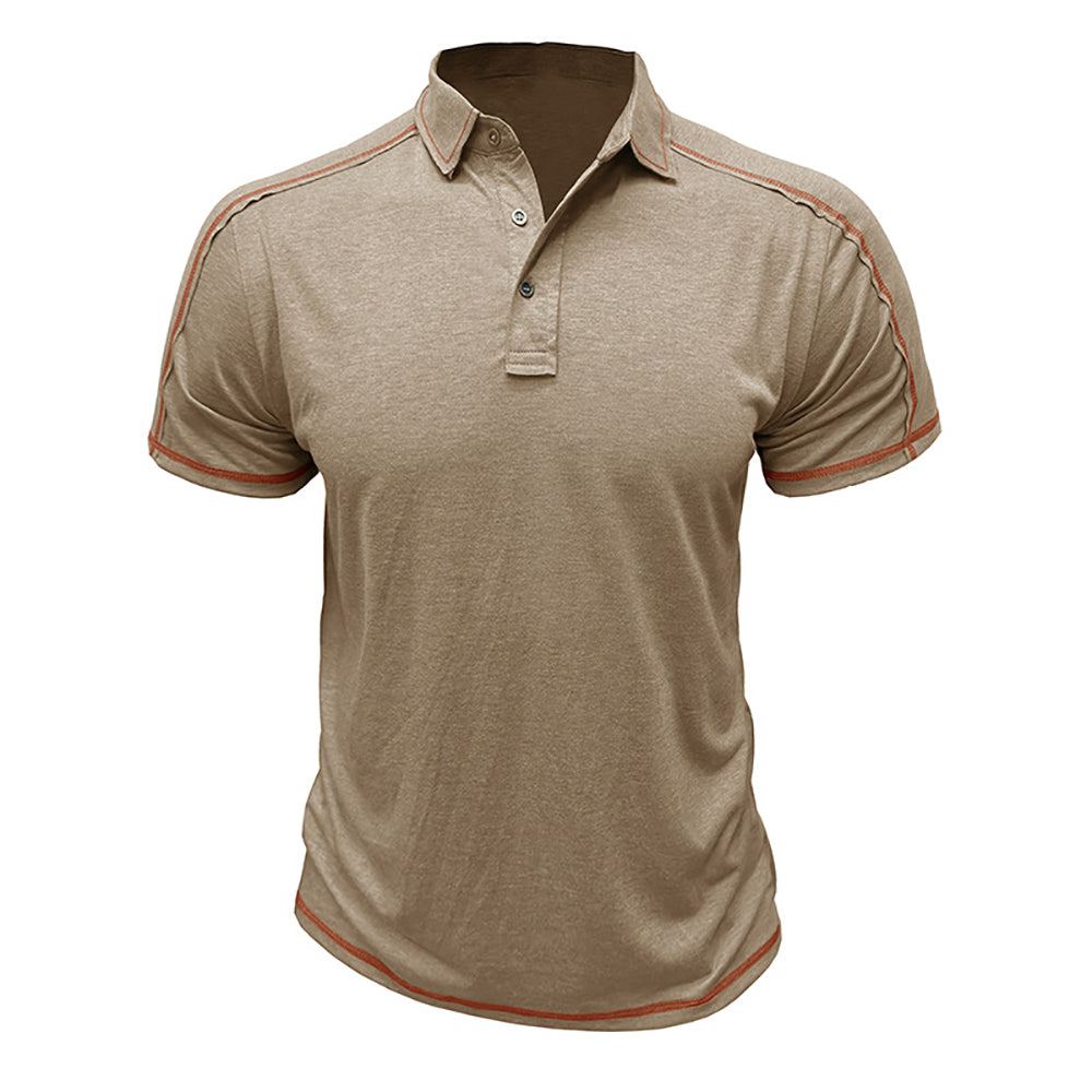 Men Polo Collar T-shirt