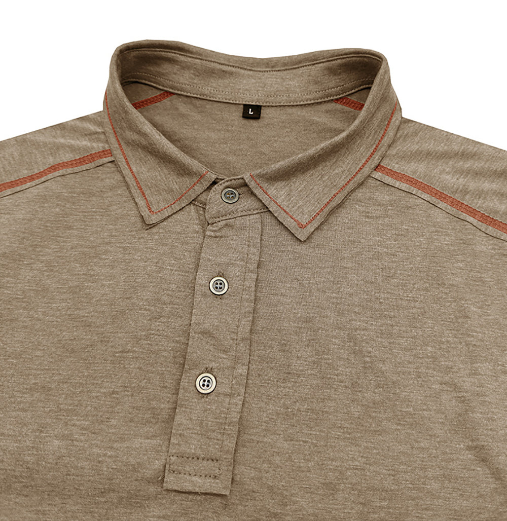 Men Polo Collar T-shirt