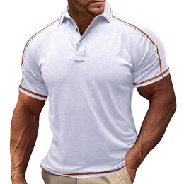 Men Polo Collar T-shirt