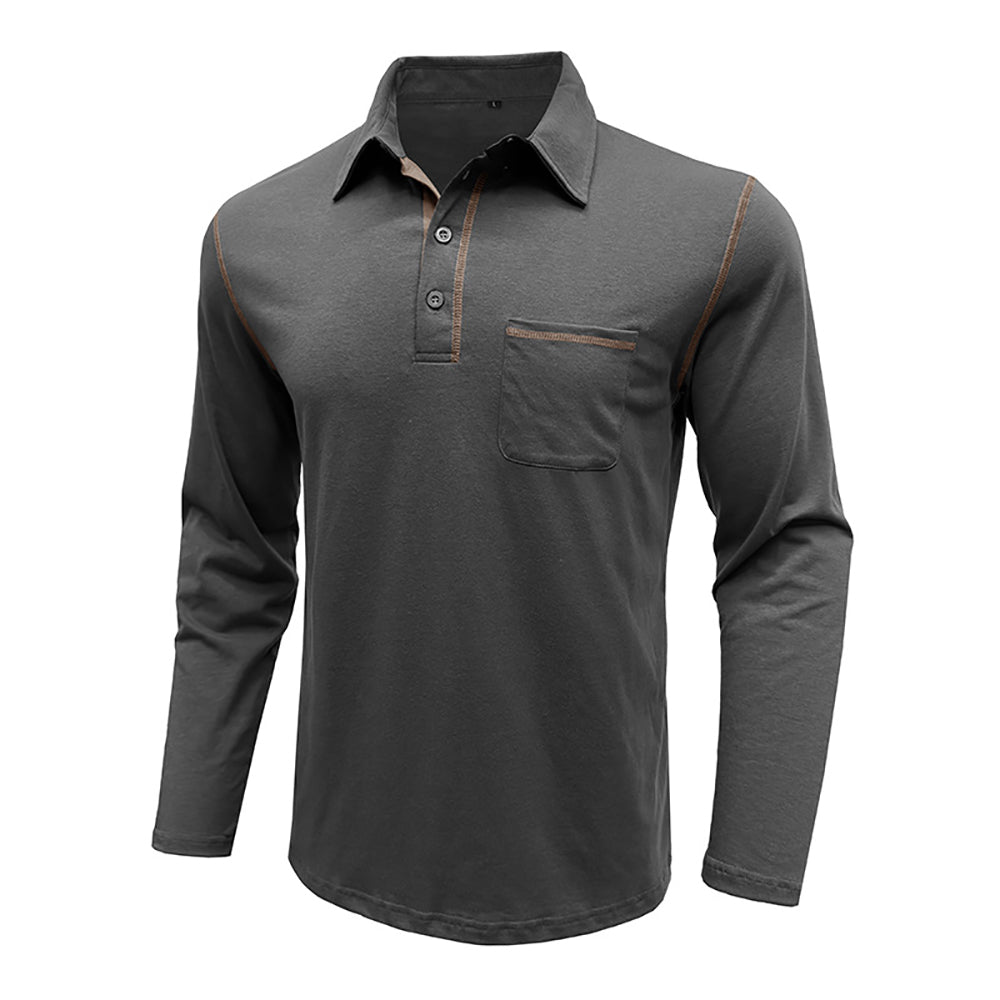 Men Polo Collar T-shirt