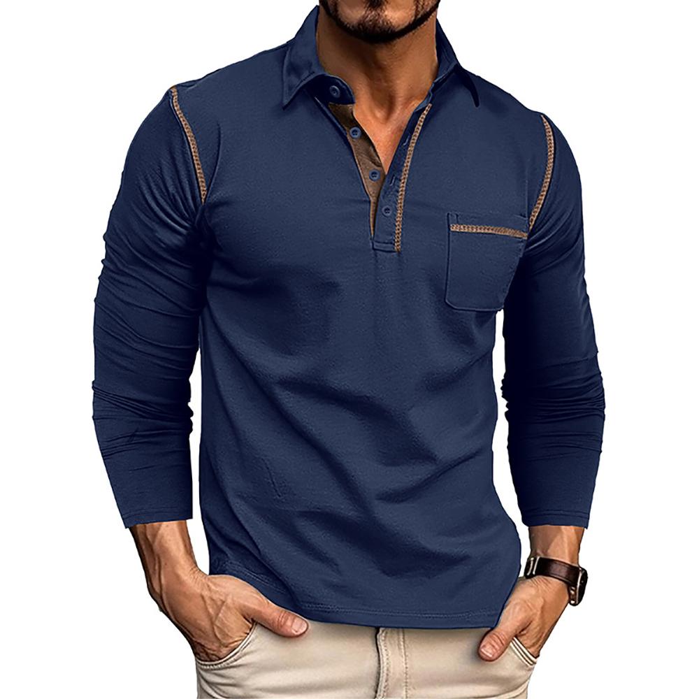 Men Polo Collar T-shirt