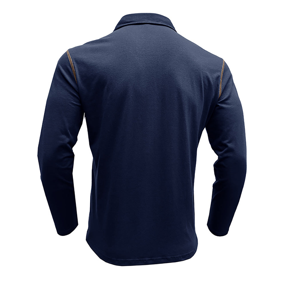 Men Polo Collar T-shirt