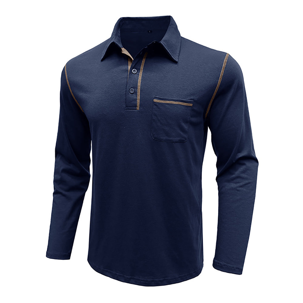 Men Polo Collar T-shirt