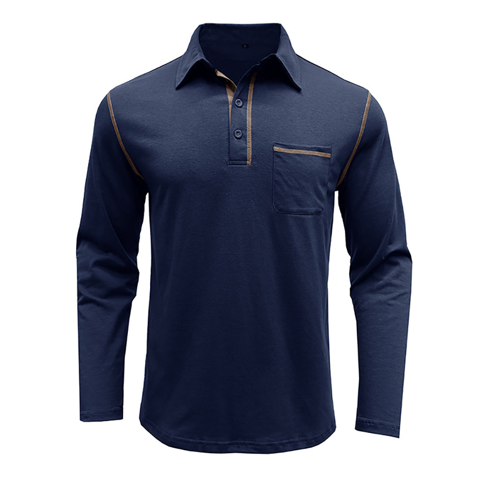Men Polo Collar T-shirt