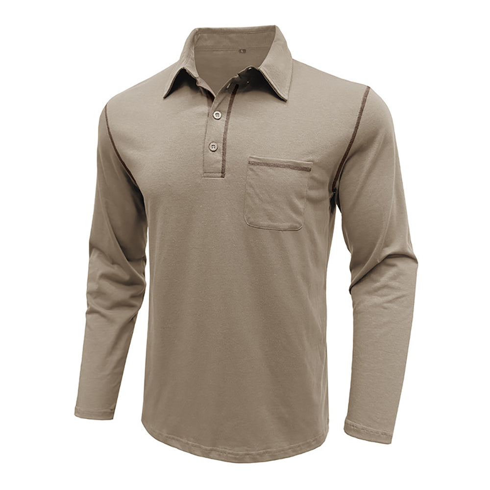 Men Polo Collar T-shirt