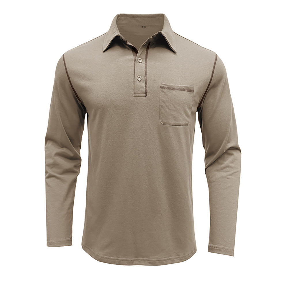 Men Polo Collar T-shirt