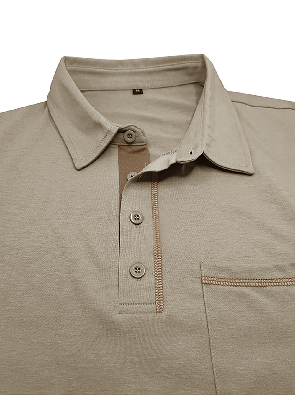 Men Polo Collar T-shirt