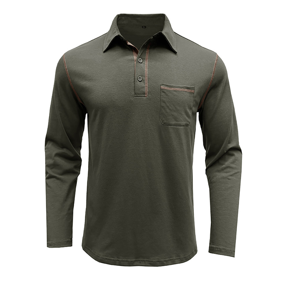 Men Polo Collar T-shirt