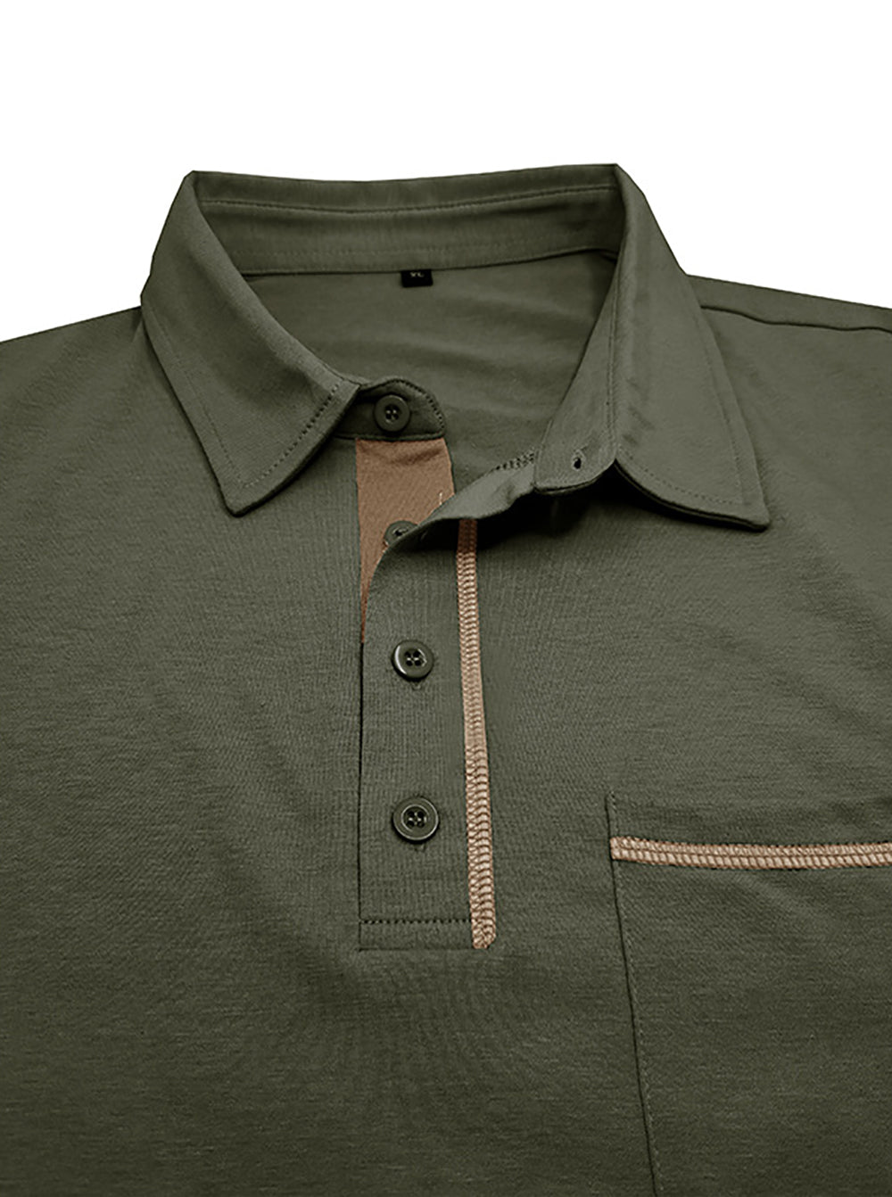 Men Polo Collar T-shirt