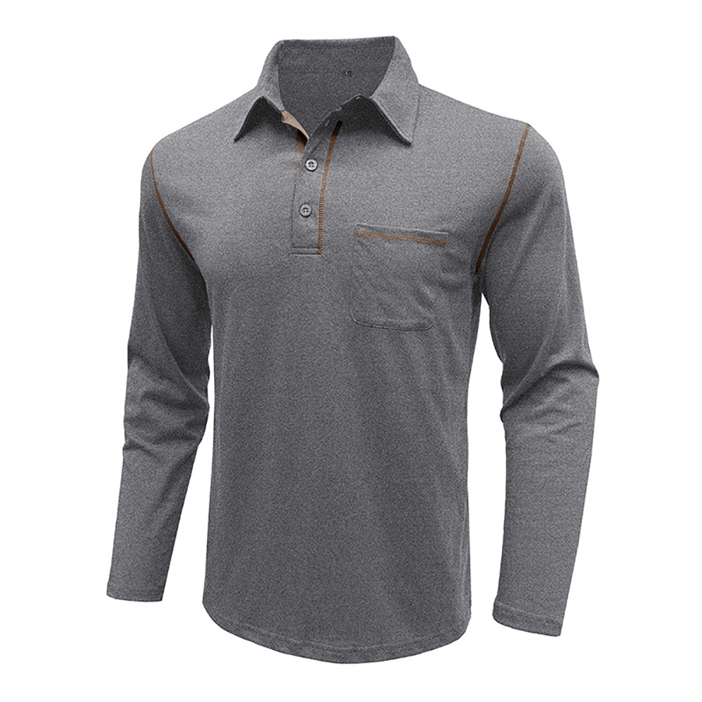 Men Polo Collar T-shirt