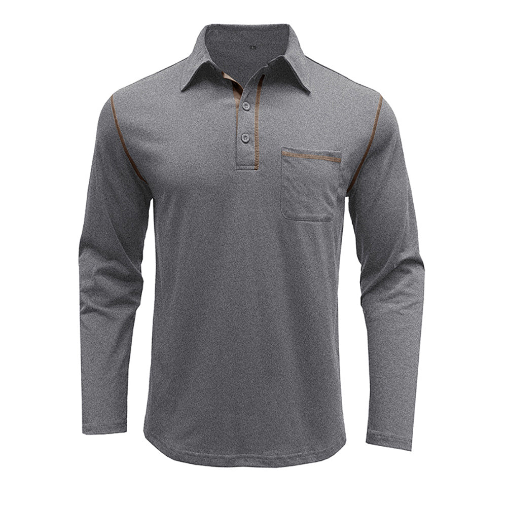 Men Polo Collar T-shirt