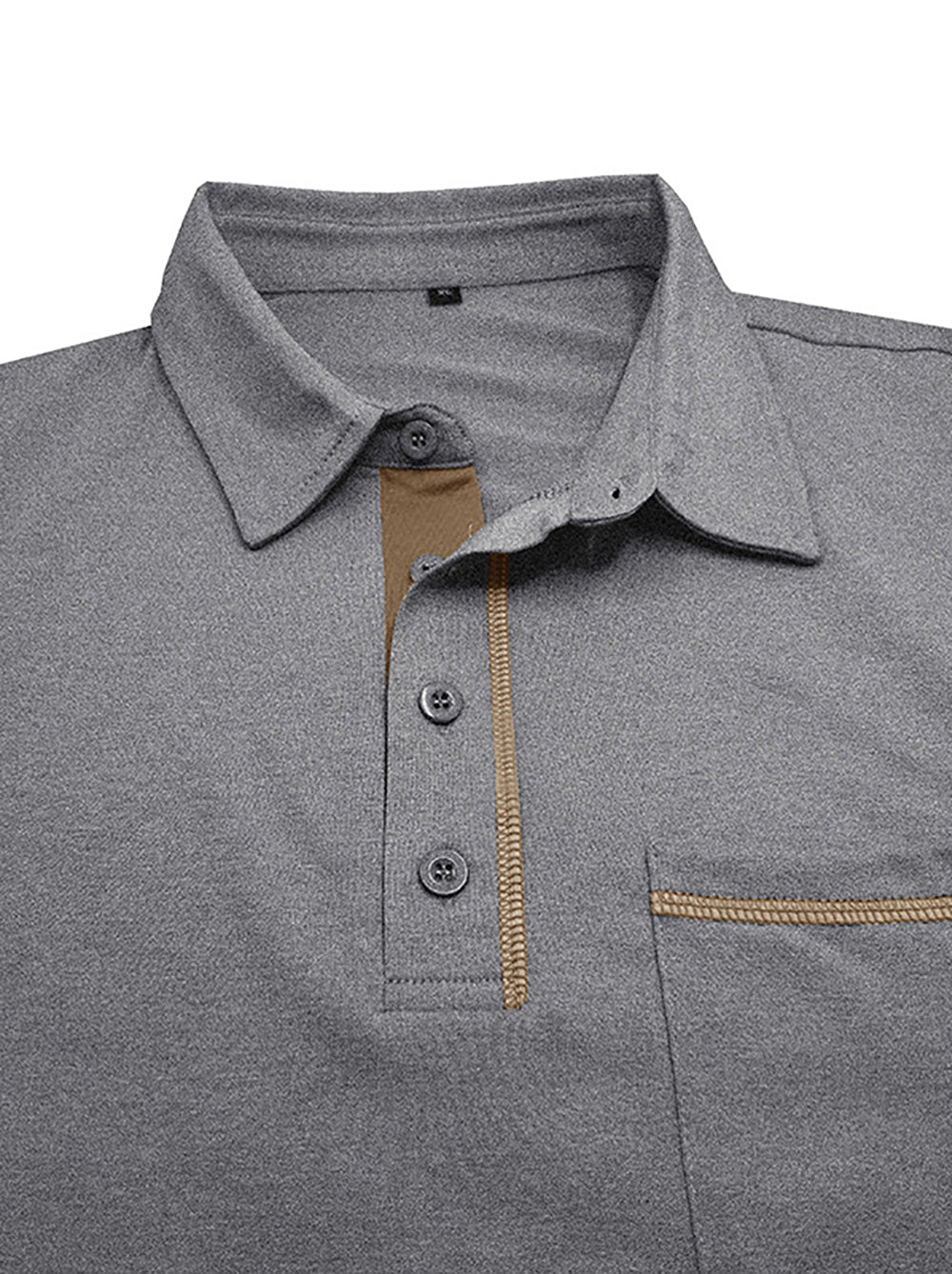 Men Polo Collar T-shirt