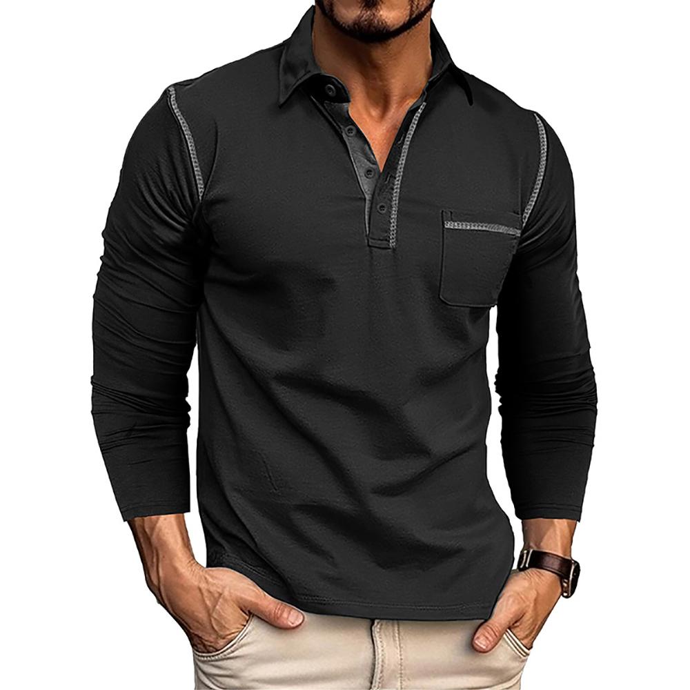 Men Polo Collar T-shirt