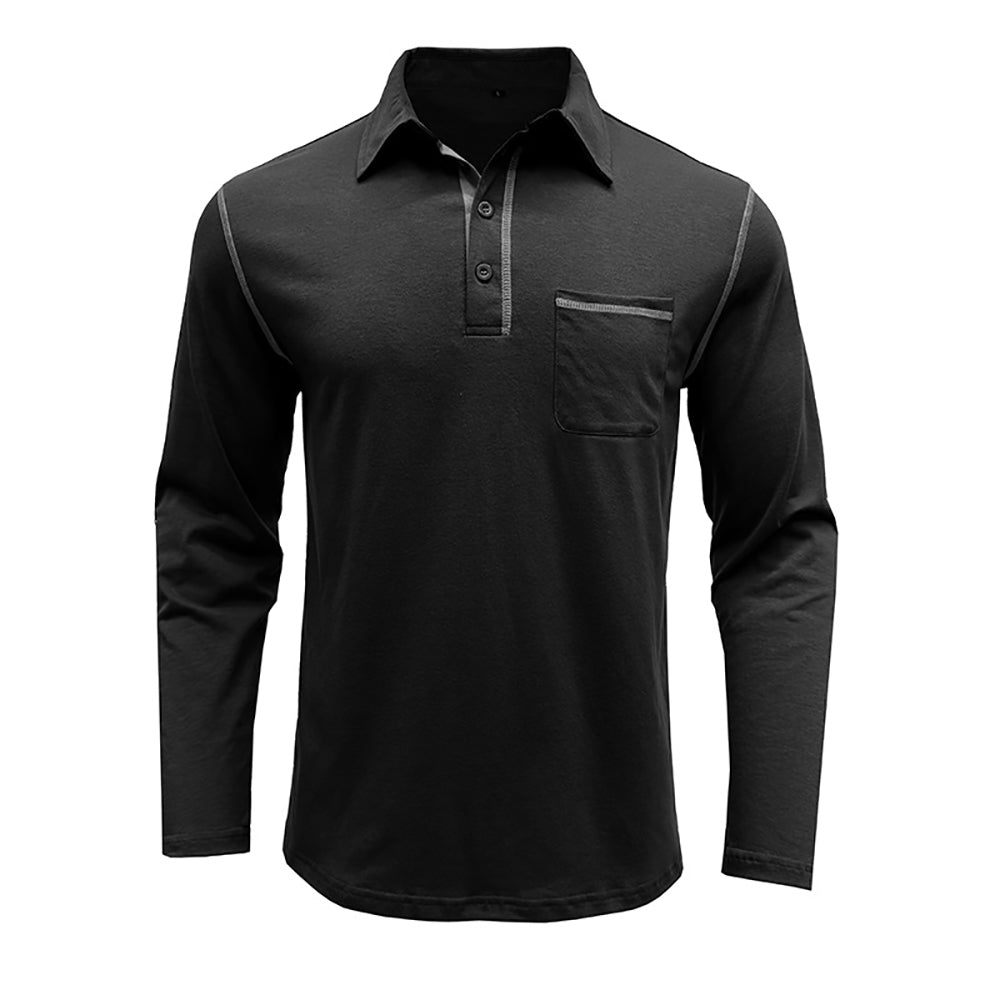 Men Polo Collar T-shirt