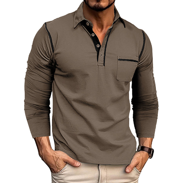 Men Polo Collar T-shirt