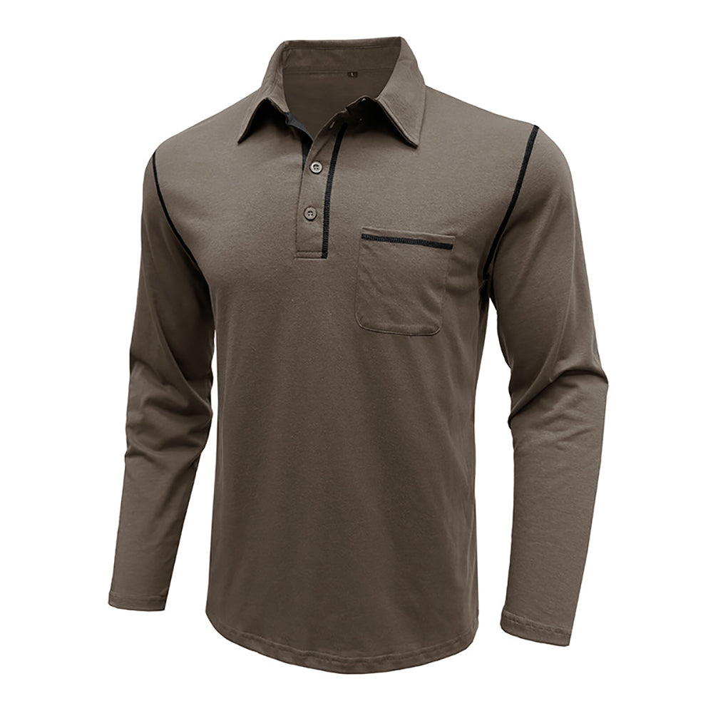 Men Polo Collar T-shirt