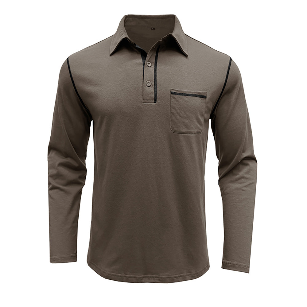 Men Polo Collar T-shirt