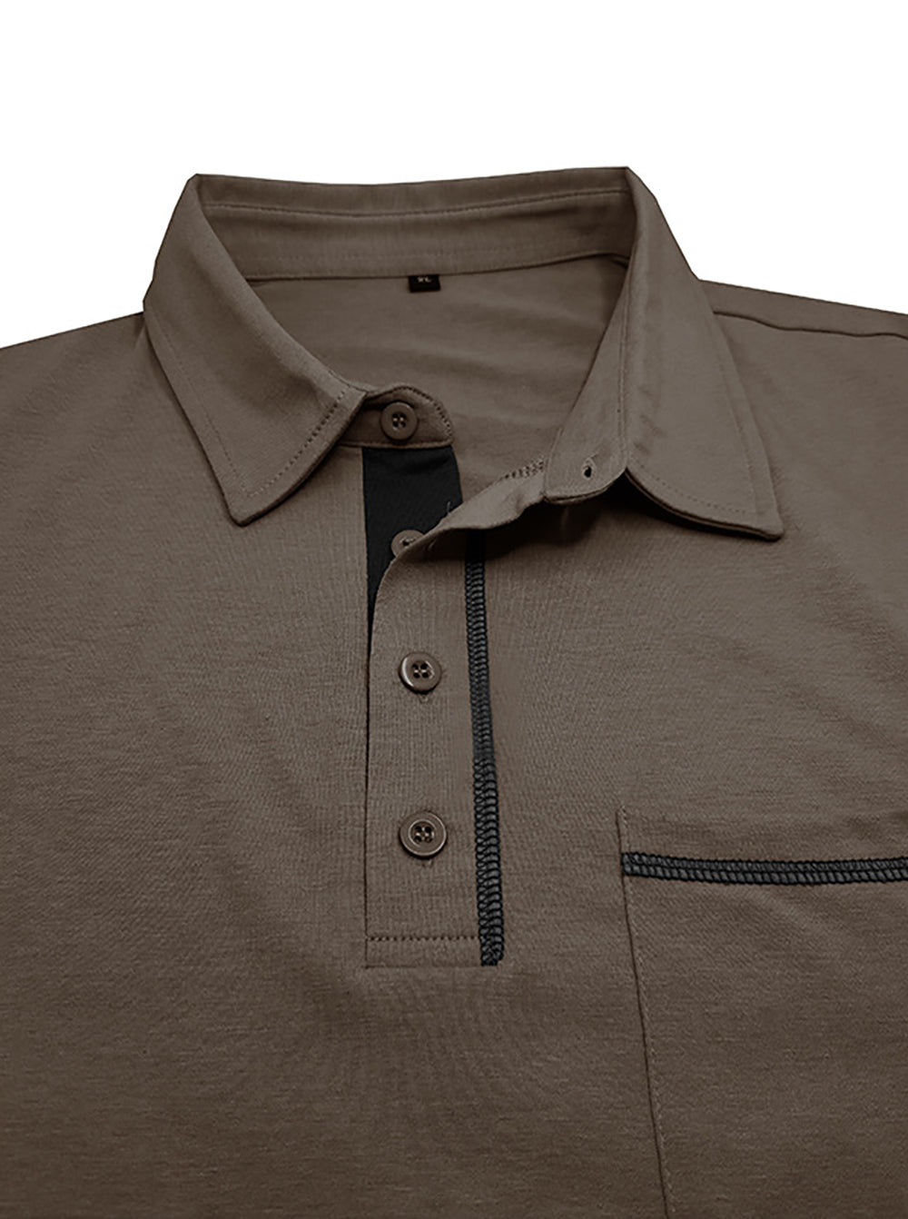 Men Polo Collar T-shirt