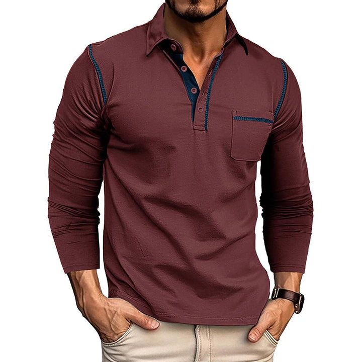 Men Polo Collar T-shirt