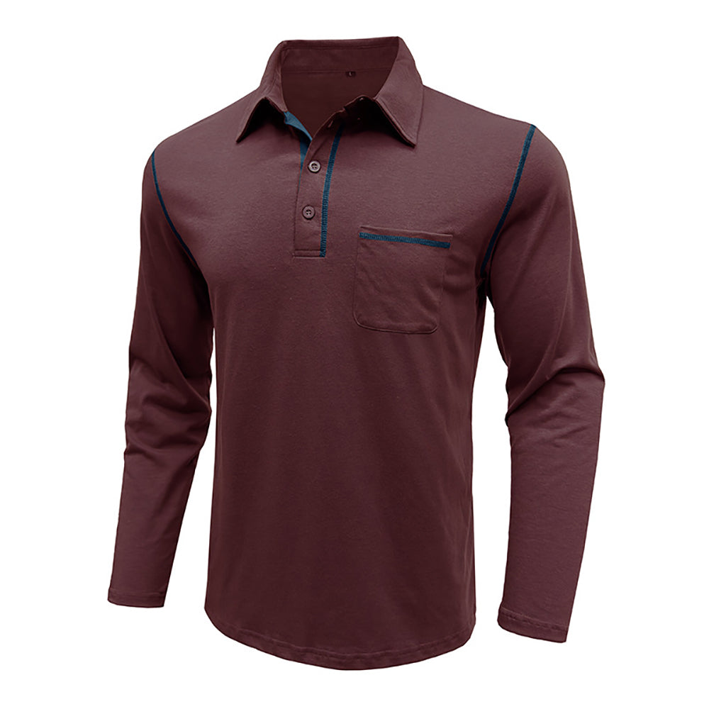 Men Polo Collar T-shirt
