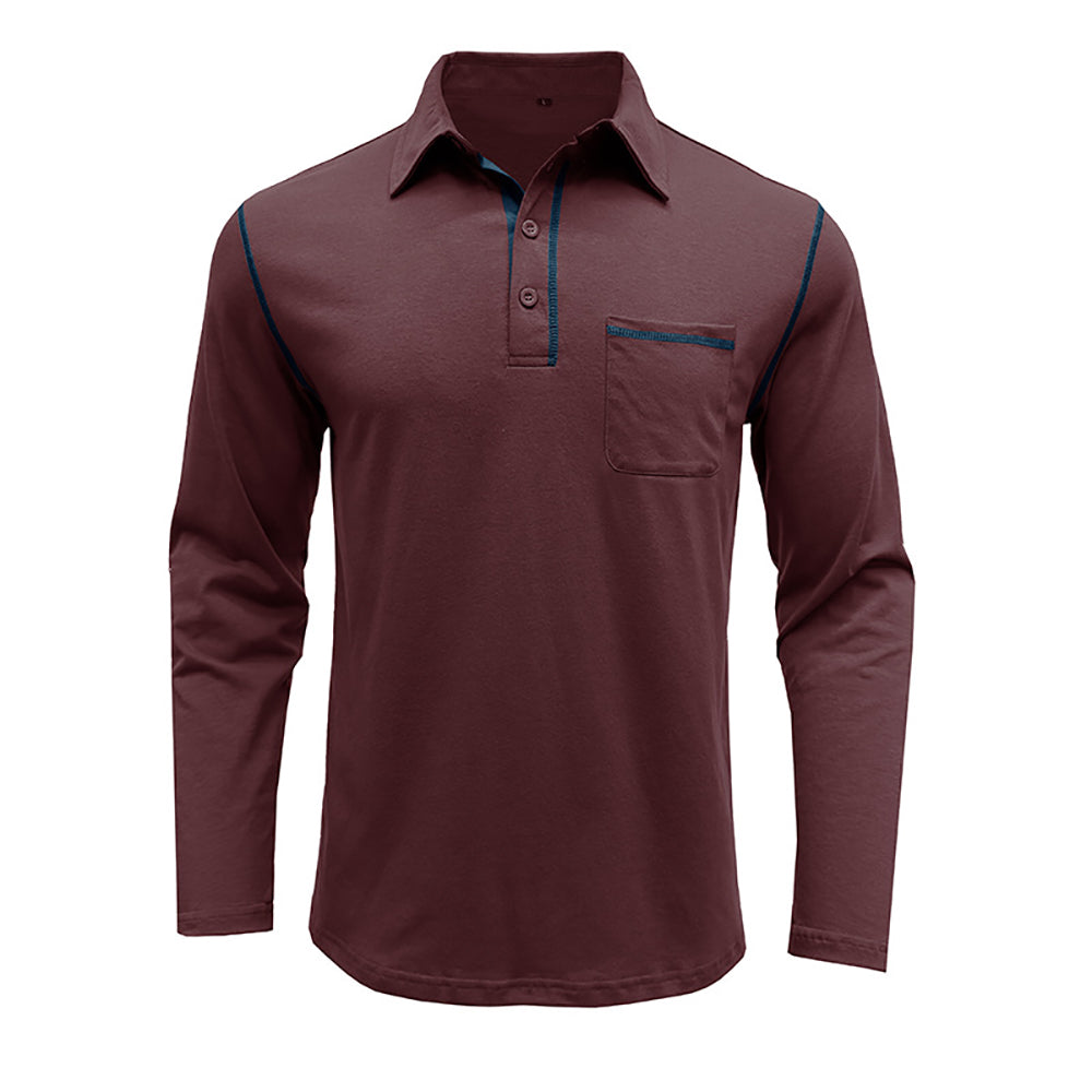 Men Polo Collar T-shirt