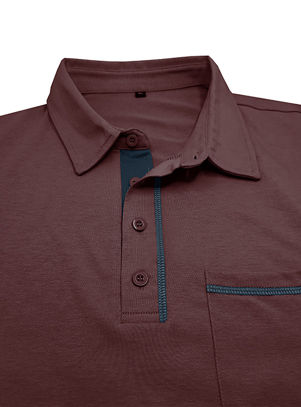 Men Polo Collar T-shirt
