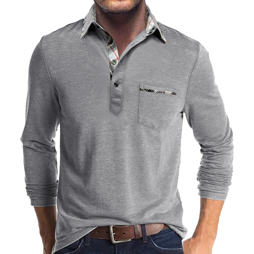 Men Polo Collar T-shirt
