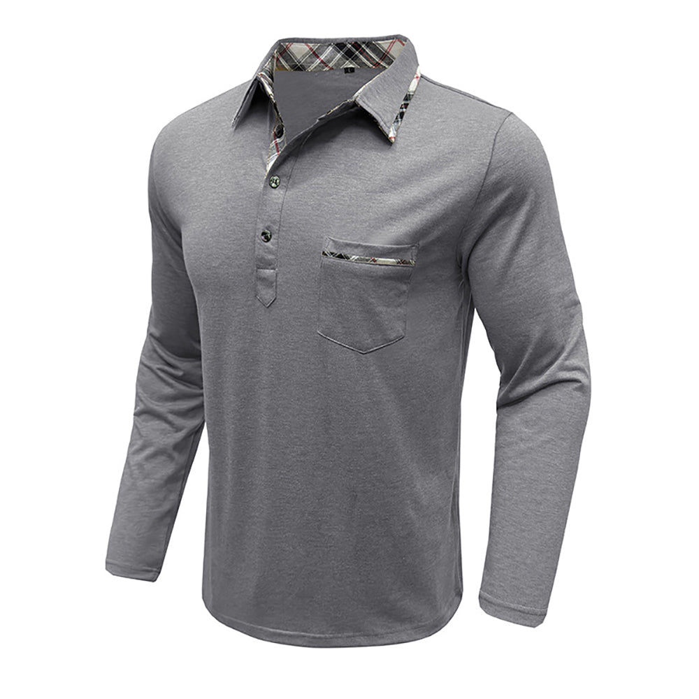 Men Polo Collar T-shirt