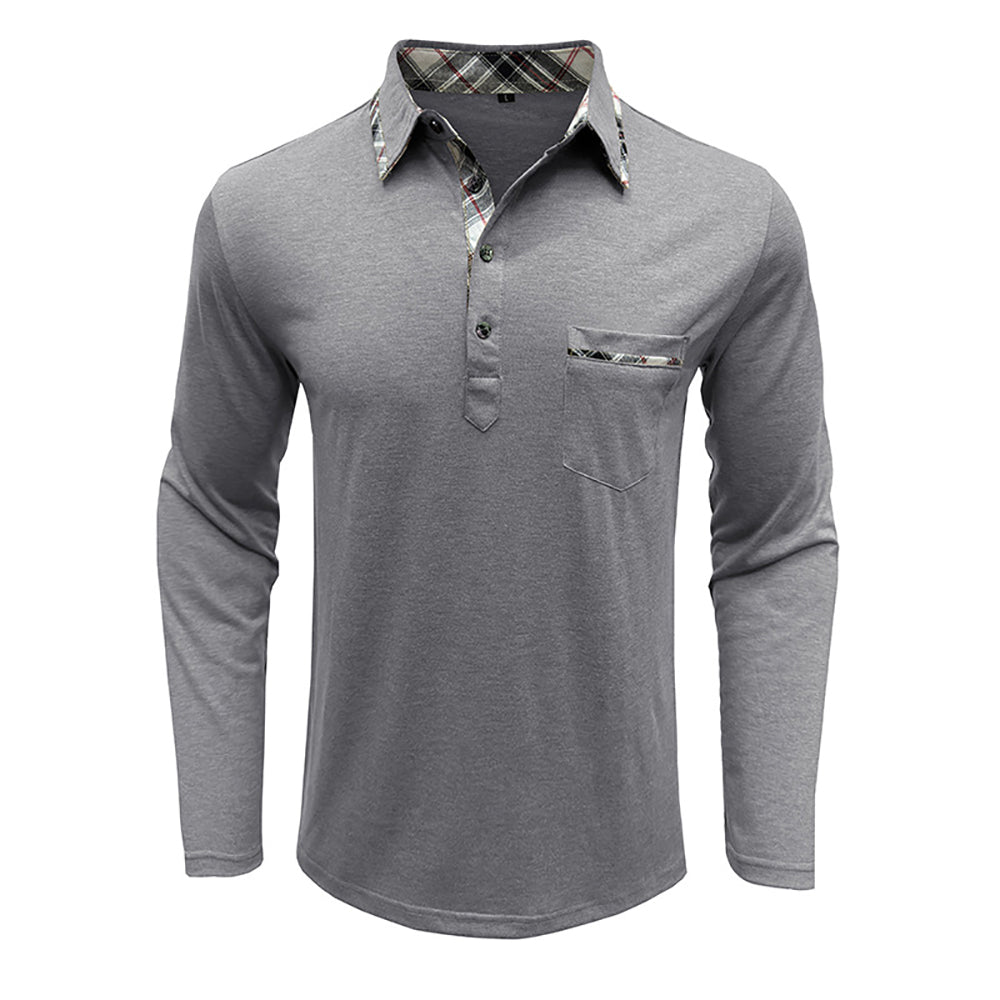 Men Polo Collar T-shirt