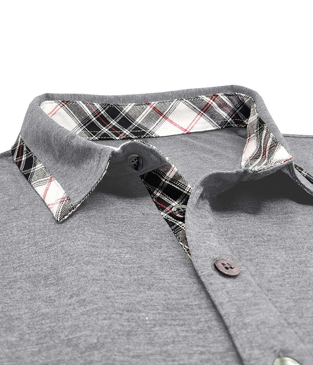 Men Polo Collar T-shirt