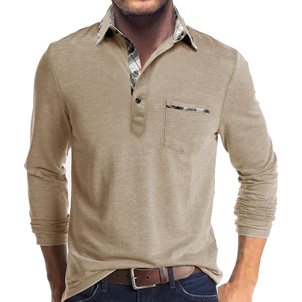 Men Polo Collar T-shirt