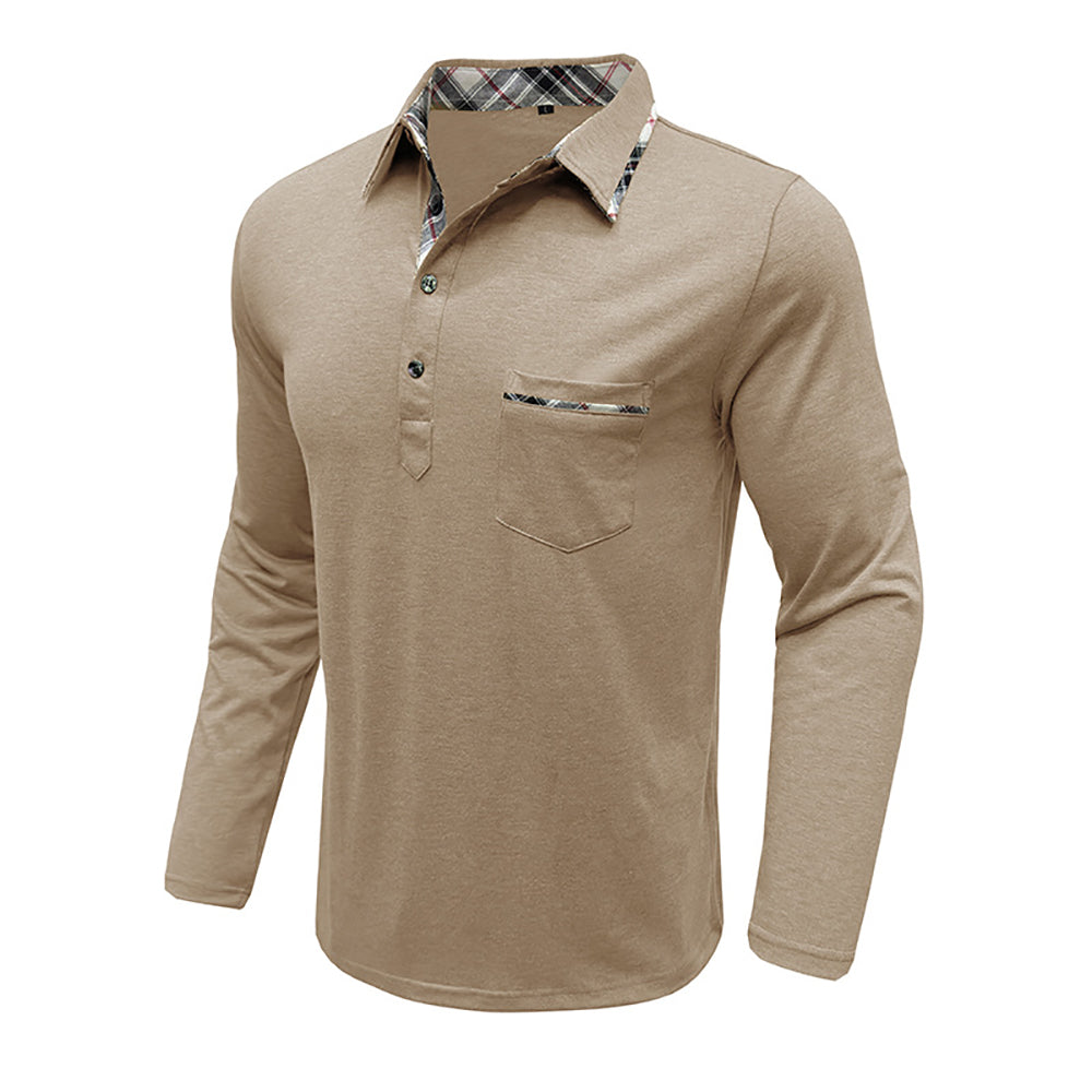 Men Polo Collar T-shirt