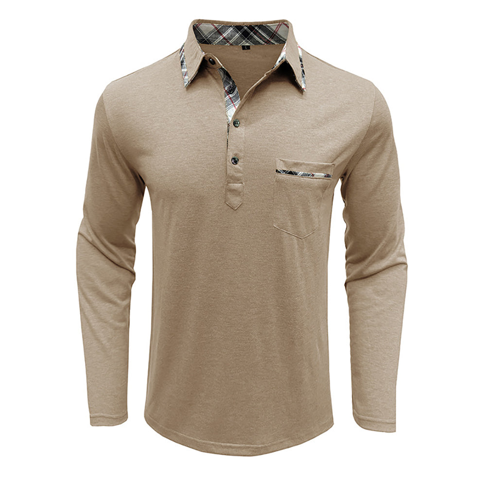 Men Polo Collar T-shirt
