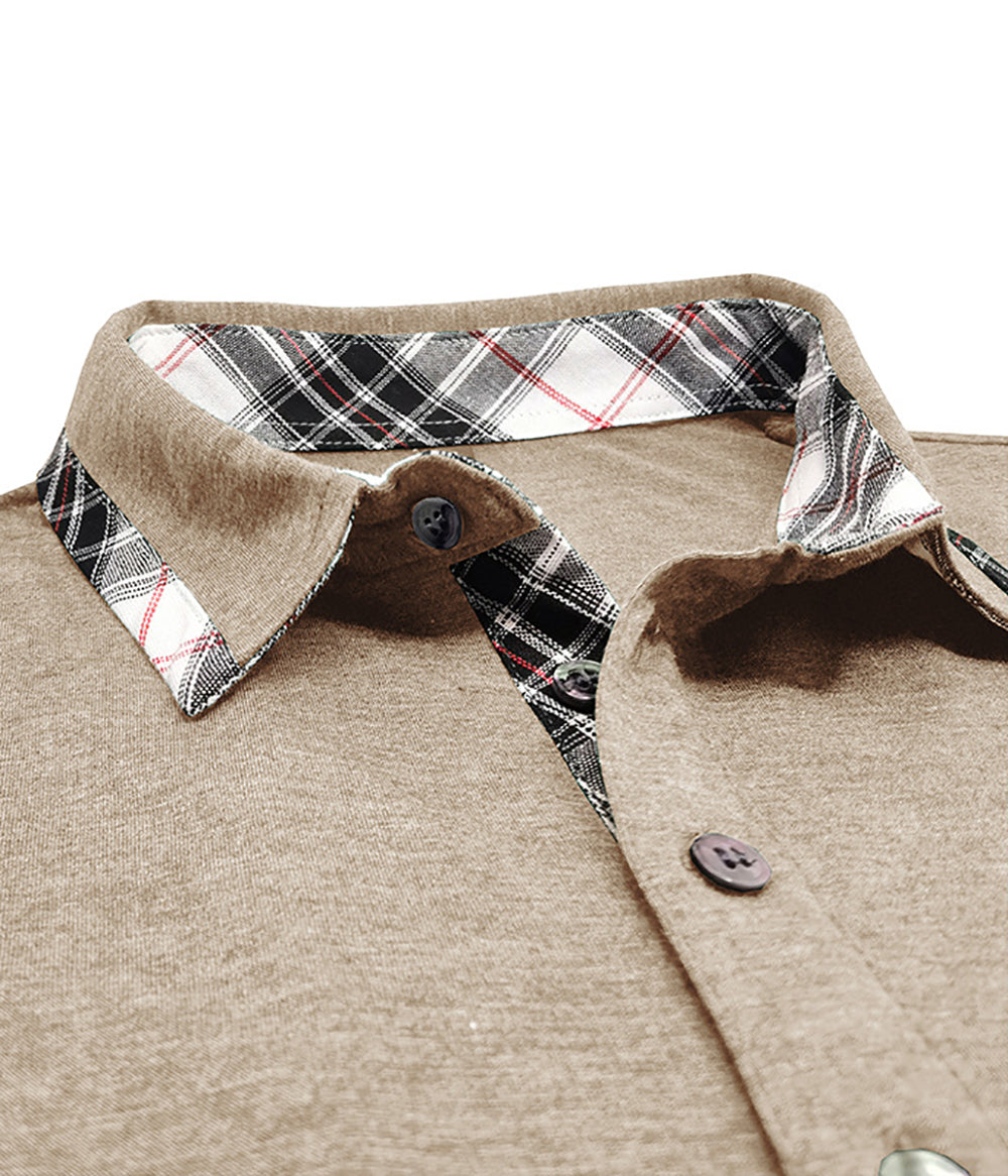 Men Polo Collar T-shirt