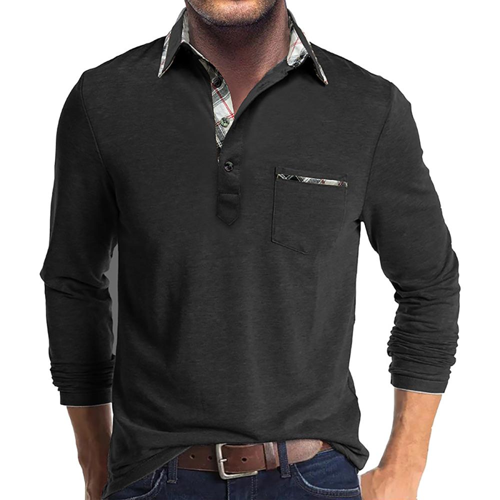 Men Polo Collar T-shirt