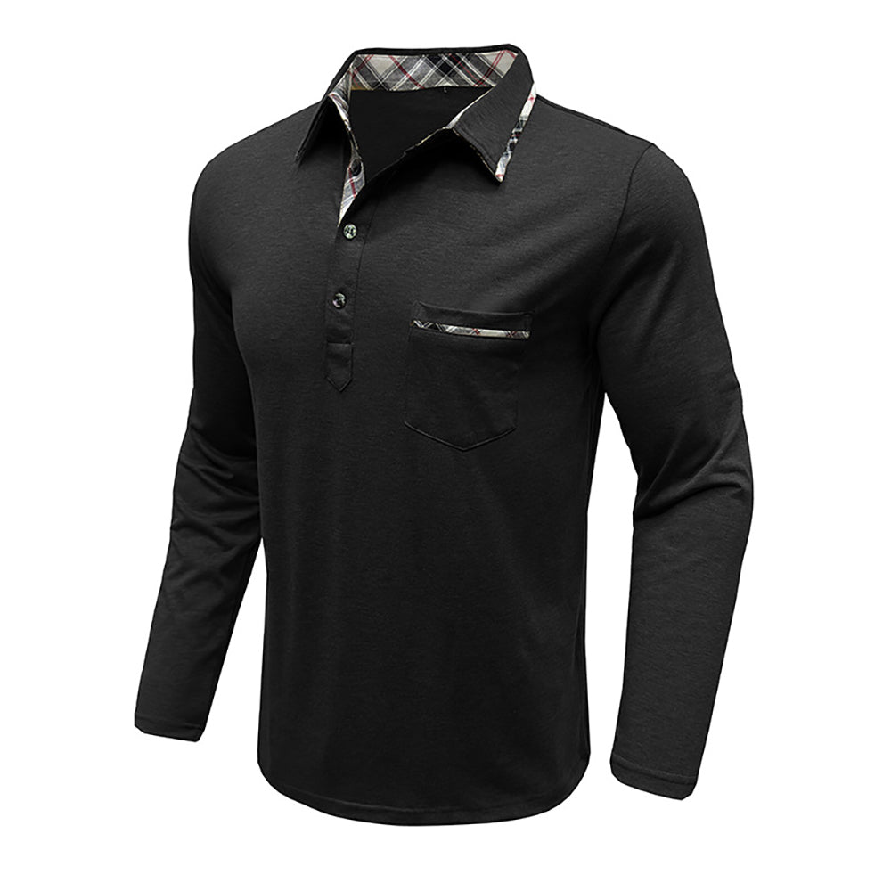 Men Polo Collar T-shirt