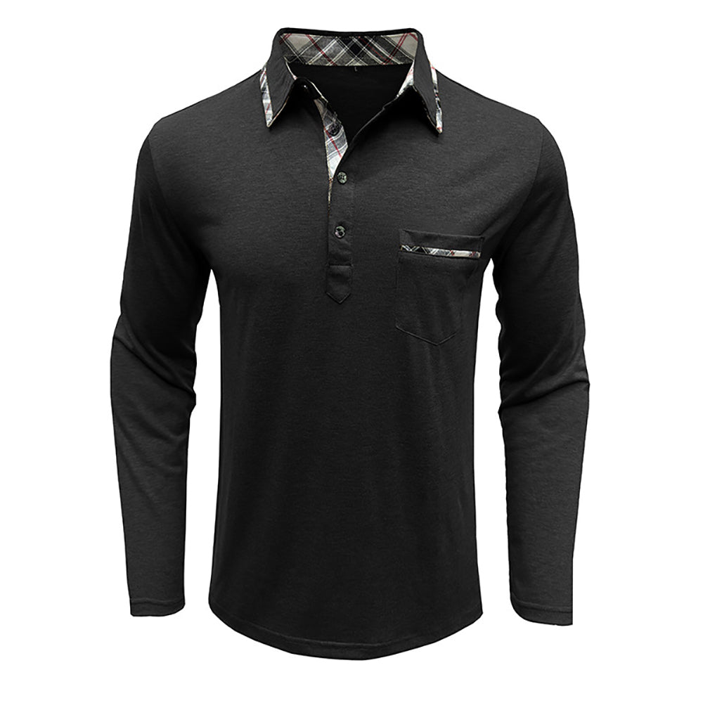 Men Polo Collar T-shirt